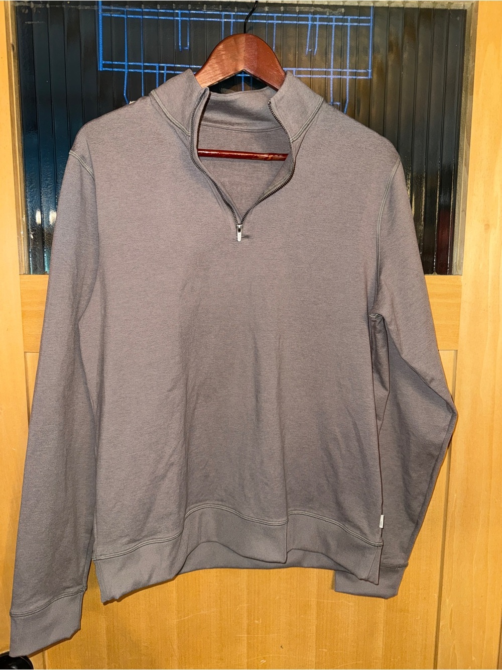 Vuori Seaside Half Zip  New Style #V2076 Size Medium color Cavern Grey